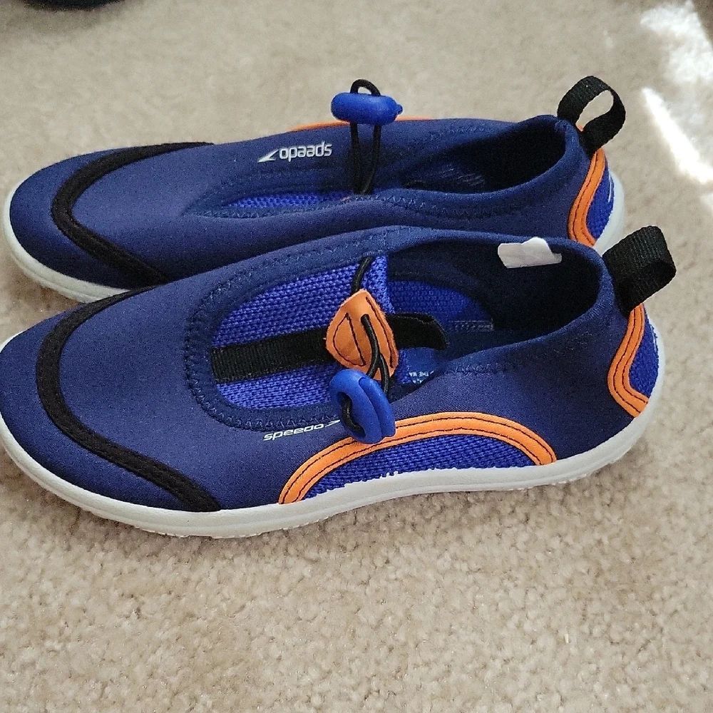 FREE W ANY PURCHASE!Speedo Kids Navy and Orange Water Shoes